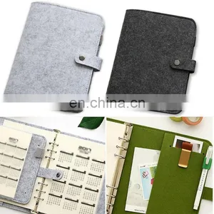 Customized and Featured Pencil Case Durable Planner Notebook Felt Cover thumbnail-3