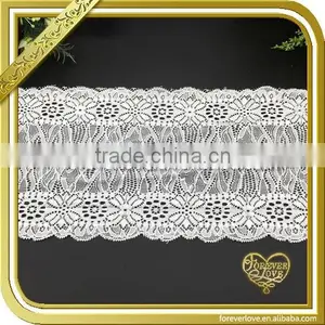 Elastic African French Lace Trimming Swiss Voile Lace Fabric FLL-047 thumbnail-1
