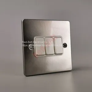 RBM Series Metal Wall Switch Wall Switch Wholesale Wall Switch Socket Manufacturer thumbnail-1