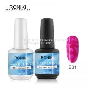 RONIKI Marble Ink Gel Polish China Factory Nail Painting Color Gel thumbnail-3
