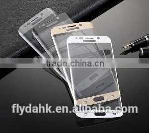 Front Full Coverage Curved Protective Film Tempered Glass Screen Protector For Samsung Galaxy S6 Edge S6 Edge Plus thumbnail-1