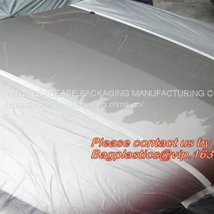 Pre-taped Masking Film, Drop Cloth, Masker Roll for Car Paint, Plasti Dip Masking, Auto Paint Ove thumbnail-4