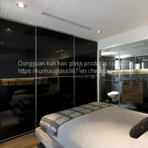 Kun Hao Professional Color Black Transparent Toughened Glass Decoration Processing thumbnail-5