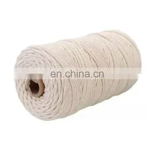Promotional Top Quality Cord Cotton Knitting Reach Wire Macrame Polyester / Cotton,polyester / Cotton Waxed 3mm 100m/roll Spun thumbnail-1