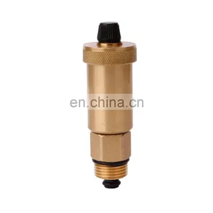 1/2 Inch Automatic Air Vent Drain Valve Set for Floor Heating System thumbnail-1