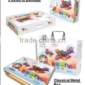 High Quality Plastic Magnetic Building Blocks Toy of Kids 2016 Christmtas Gifts; Popular Environmental Magnetic Toys; DIY Toys thumbnail-4