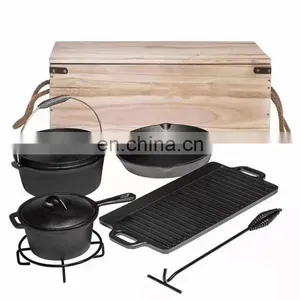 Dutch Oven Cast Iron Korean Pot Set Outdoors Manufacturers South Africa thumbnail-2