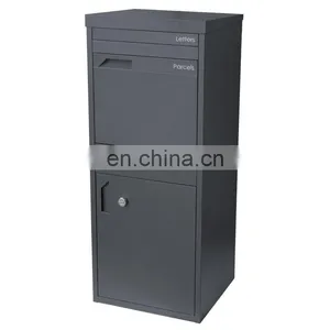 Postal Secure Waterproof Outdoor Top Opening Standalone Courier Parcel Delivery Box With Anti Theft Lock thumbnail-1