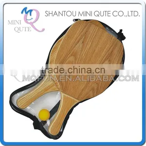 MINI QUTE Outdoor Fun & Sports Chinese Plywood Deluxe Beach Tennis Paddle Racket (1 PVC Ball+2paddle Rackets) NO.WMB04025 thumbnail-1