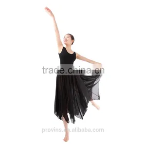 Ballet Ballroom Leotard With Chiffon Long Skirt (4313) thumbnail-2