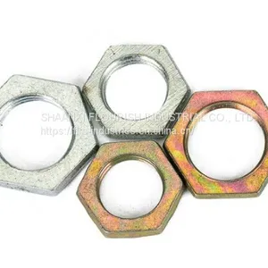 Unchamfered Hexagon Thin Nut , 4.8 6.8 Grade Thin Lock Nuts DIN Standard thumbnail-3
