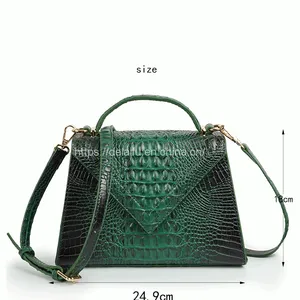 Amazon Best-selling Crocodile Print Handbag the Middle-east Hot Style Ladies Bags in Stock thumbnail-3