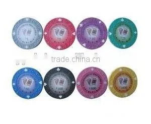 Clay Casino Poker Chips thumbnail-1