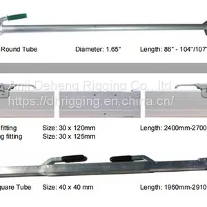 Wholesale Adjustable Aluminum Shoring Beam Steel Load Bar Stabilizer Cargo Bar thumbnail-4