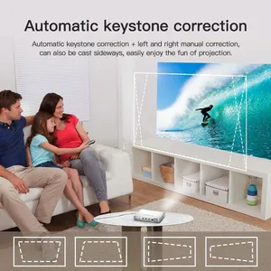 Newest WOWOTO T9S 3D Portable Smart Android Projector 4K DLP Battery Wifi Mini Home Cinema Projector thumbnail-3