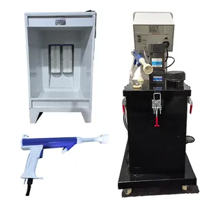 K1 Electrostatic Flocking Machine With Filter Element Environmental Powder Recovery Electrostatic Spraying Booth thumbnail-5