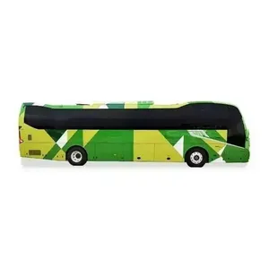 12m 57+1 Seats Pure Electric Automatic Passenger Bus Cost Inter Country Luxury Private Rhd Electric Coach Bus thumbnail-1