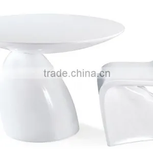 Replica European Style White Color Parabel Table by Eero Aanio for Dining Room thumbnail-1