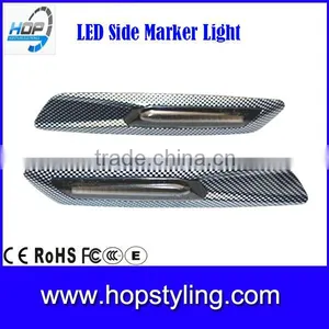 China Supplier 3D Carbon Side Marker Clear Lens/smoke Lens Light for E81 E82 E87 E88 E90 E91 E92 E93 E60 E61 F10 Auto Led Lamp thumbnail-1
