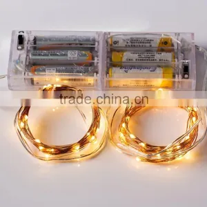 AAA Battery Operated LED Copper Wire String Light thumbnail-1