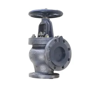 China Factory JIS 5K F7354 Marine Angle Valve Cast Iron FC200 Flange Manual Electric Manual Marine Valves for Water Oil Gas thumbnail-6