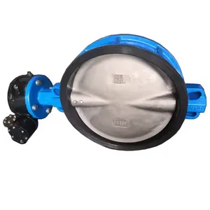 BS Manual Industrial Butterfly Valve Big Size-DN1000 WCB GGG50 Cast Steel Worm Gear Double Eccentric Flange Hard Seal Ductile thumbnail-2