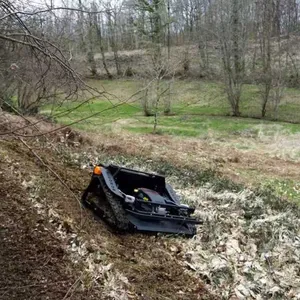 VIGORUN VTLM800 Industrial Crawler Lawn Mower 48V Petrol Engine 452CC 4-Stroke Self Propelled Remote Control Cordless thumbnail-3