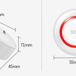 Graffiti WIFI Elderly Caller/SOS Emergency Call Button Wireless Emergency Button Nursing Home Hospital Pager(wechat:13510231336) thumbnail-1