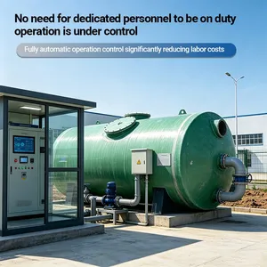 Light Weight FRP Integrated Prefabricated Pump Station Mountain Area Sewage Pump Station thumbnail-1