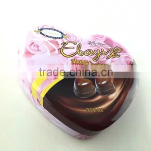 Dongguan Wedding Chocolate Tin Box,delicate Heart Shape Tin Box thumbnail-2
