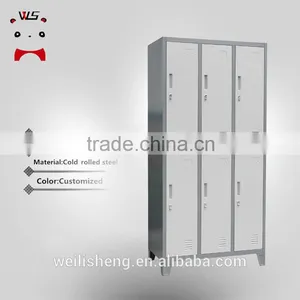 WLS Colorful Design Storage Cabinets 6 Door Steel Shoes Locker thumbnail-5