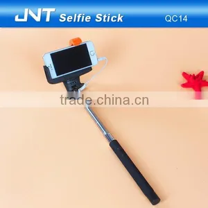 High Quality Cheap Custom QC14 Selfie Stick With Bluetooth Shutter Button thumbnail-1