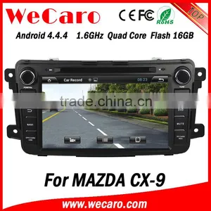 Wecaro in Dash Touch Screen Android 4.4.4 Car Radio GPS Navigation System for Mazda Cx-9 Touch Screen Dvd Player thumbnail-5