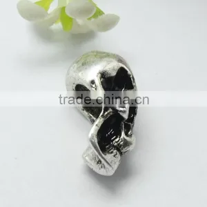 Lead Free Nickle Free Zinc Alloy Pdora Skull Shape Jewelry Hole Beads for Bracelets and Necklaces Quality Choice thumbnail-6