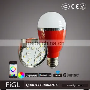 Smart LED Bulb 7.5W, Multicolor RGBW Bulb,and With Bluetooth WiFi thumbnail-1