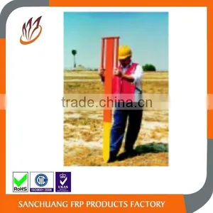 Flexible Composite Utility Driverway Fiberglass Marker Glass Reinforced Polyester Composite thumbnail-3