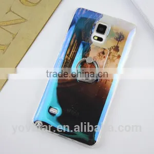 Blue Light TPU City Cartoon Soft Case With Ring Bracket for Samsung S6 Edge/S7/Note5/A9/A710 thumbnail-6