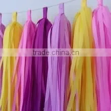 Handmade Decorative Garland Tissue Paper Tassel Garland Party Ideas for Kids & Adults. thumbnail-1
