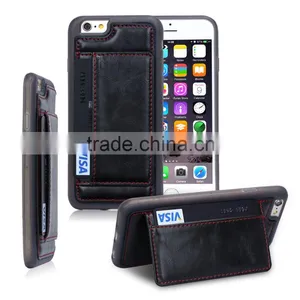 New Design PC TPU PU Moblile Phone Case, Mobile Phone Back Cover, With Card Slot Phone Case thumbnail-2