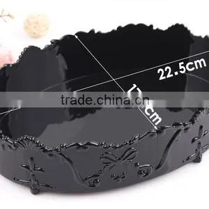 D03 ANPHY Plastic Oval Household Decoration Makeup Organizer Storage Box Holder Display Stock thumbnail-2