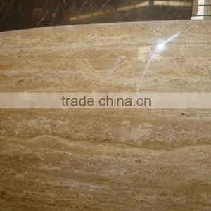 Natural Honed Turkey Yellow Travertine Pavers thumbnail-1