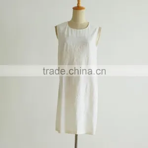 Large Size Clothing Round Neck 100% Cotton Comfortable Dress for Modern Lady Supplier's Choice thumbnail-2