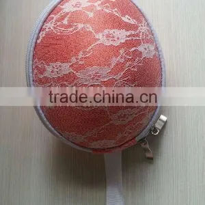 Lace Covered Adorable EVA Bra Carrying Case thumbnail-1