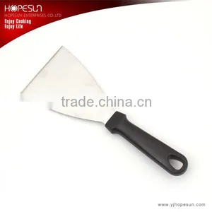New Design Stainless Steel BBQ Spatula Pizza Cutter Spatula With Plastic Handle thumbnail-5