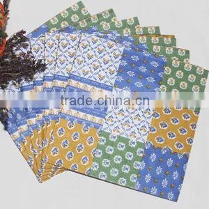 op Quality Full Color Logo Printing White Paper Napkin thumbnail-3