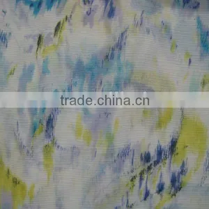 Chiffon Star Print Polyester Fabric thumbnail-1