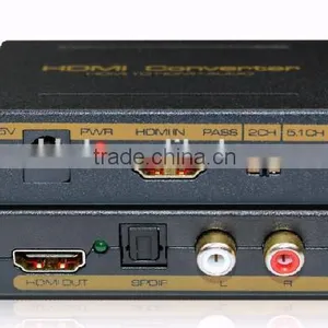 Mini HDMI Audio Extractor RCA 3.5mm R/L --Support HDCP thumbnail-1