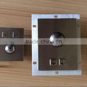 Stainless Steel Metal Trackball Computer Mouse thumbnail-1
