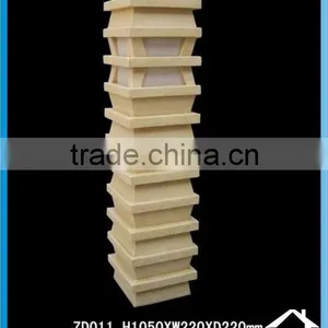White Pedestal Column thumbnail-5