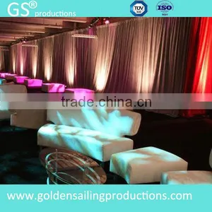 Adjsutable Pipe and Drap , Aluminum Backdrop Square Pipe and Drape thumbnail-1